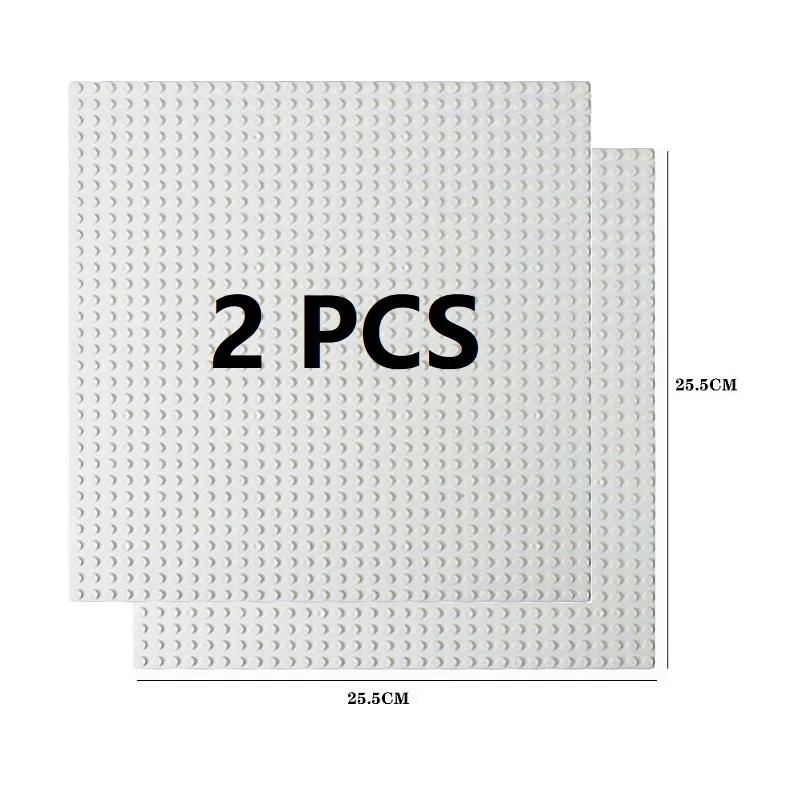 2PCS Blocks Baseplates 32x32 16x32 Dots Classic Base Plates Building Bricks Baseplates Plastic Assembly for Children Kids Gift