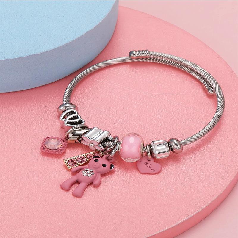 Fashion Multi-Element Rhinestone Beaded DIY Bracelet Jewelry