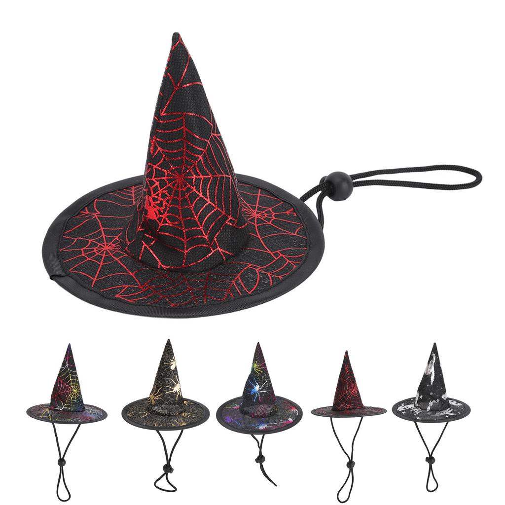 Halloween Small Dogs Hats Steel Ring Design Cute Fashionable Halloween Pet Party Hats for Medium Lar