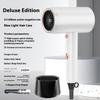 High-Power Ionic Portable Mini Hair Dryer with Hot/Cold Air Three-Speed Foldable Design for Household Use