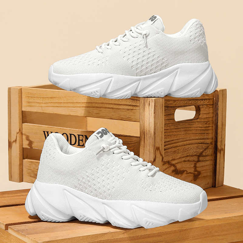 Fashion Increase Height Height Increasing Casual Woman Tennis Women's Sneakers 44 Size White Shoes For Womens Sport Cuddly
