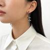 Stainless Steel Rivet Conical Studs Earrings Hip Hop Punk Style Ear Accessories for Daily Wear Parties