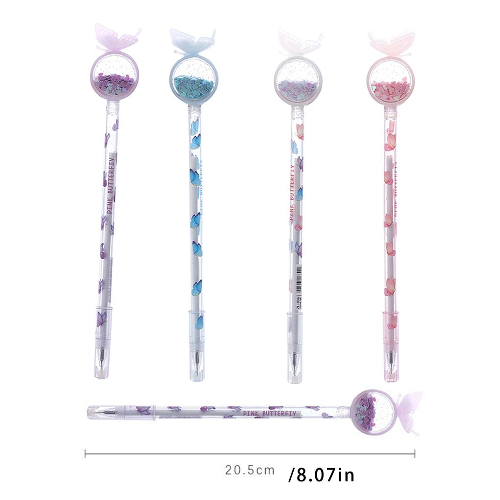 Cute Sequin Neutral Gel Pen 0.5mm Sign Tool Student Office Stationery for Wedding Bridesmaid Birthday Guest Gifts