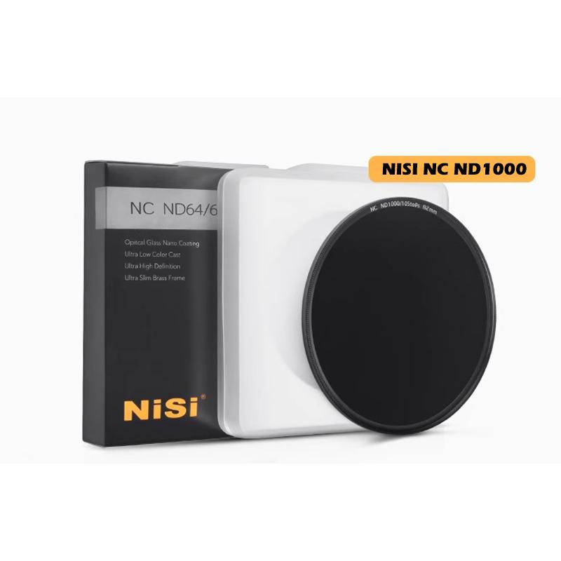 NiSi NC ND8 ND64 ND1000 67mm 72mm 77mm 82mm Neutral Density Filter 10 Stop for Digital SLR Canon nikon sony Fujifilm Camera ND8