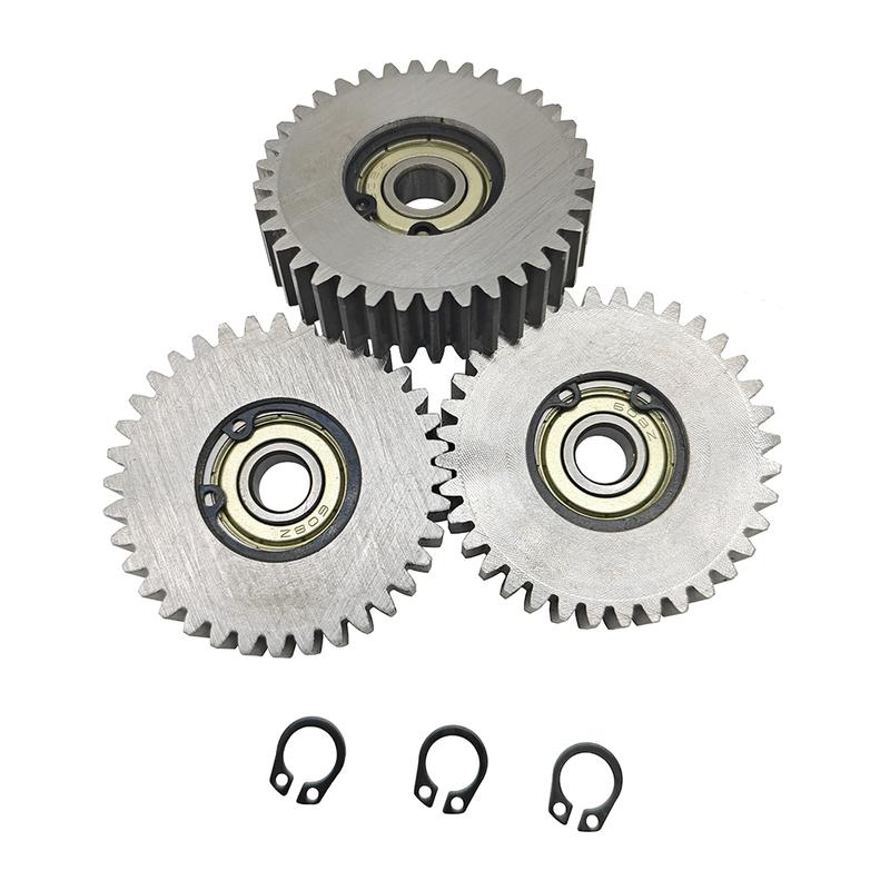3Pcs E Bike Steel Gear 36T Planetary Motor Gear 47.5x12mm Electric Scooter Metal Gears Power Transmission Gear 8mm