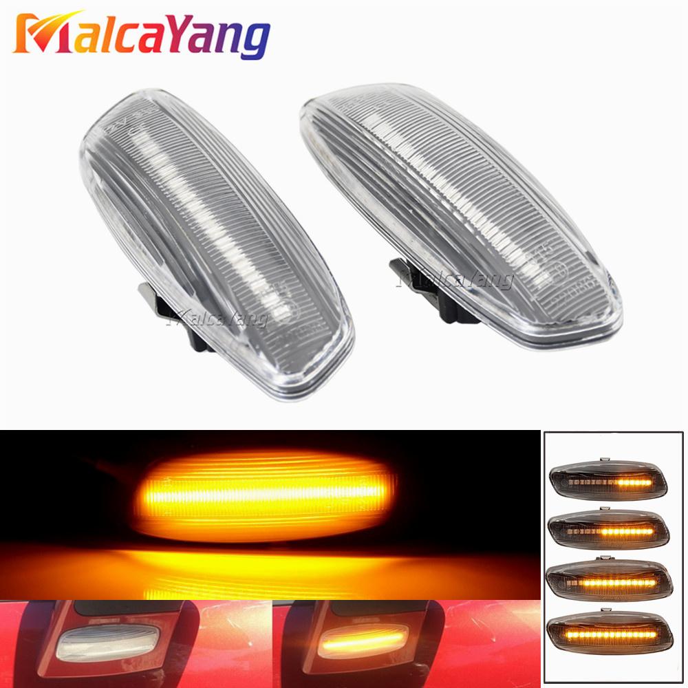 

LED Car Dynamic Side Marker Light Turn Signal Lamp Indicator For Citroen C4 Picasso C3 C5 DS4 Peugeot 308 207 3008 5008 Dynamic Crystal