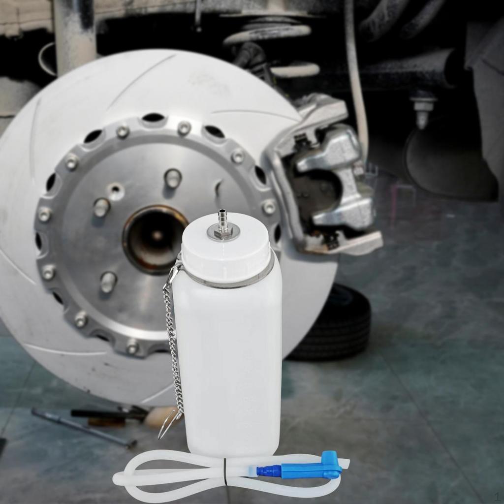 Bremsenentlüftungsflasche 1L Flüssigkeitsentlüftung mit Aufhängehaken für Fahrzeug