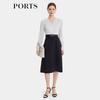 Women's Color-Blocked Two-in-One Midi Dress