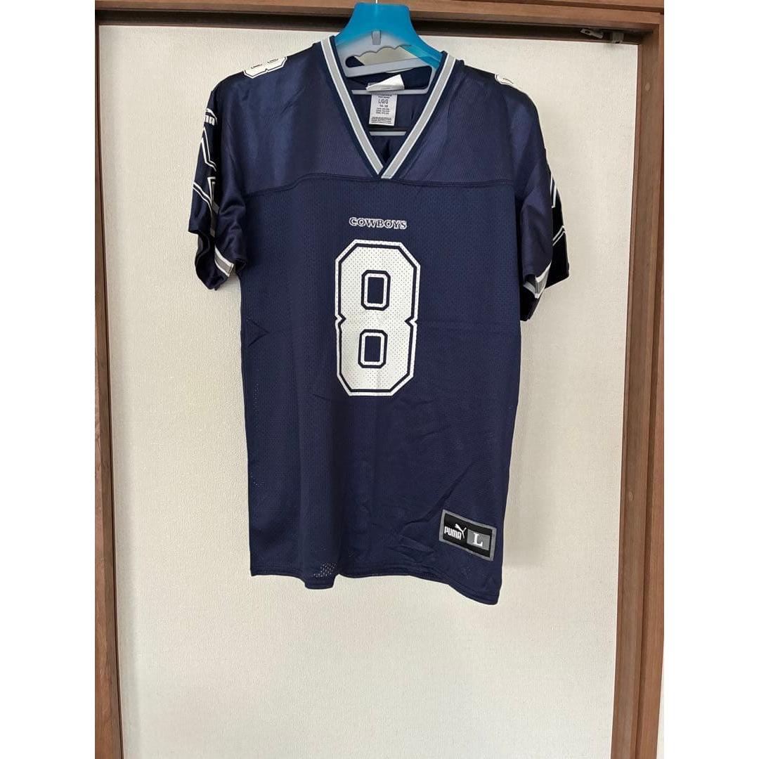 Used Dallas Cowboys NFL Troy Aikman Rare Youth L size