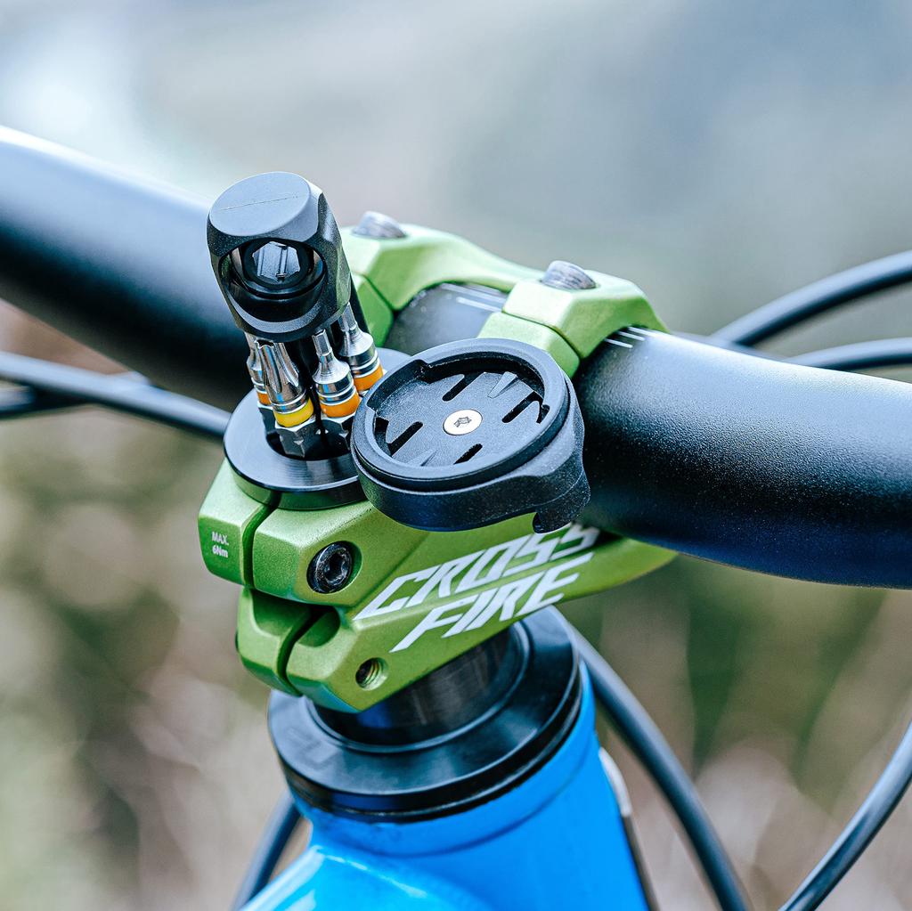 Granite Scope Bike Computer Mount Top Cap Kit for Stash RT Tool Kit Compatible with and Bryton Devices - - Garmin, Wahoo,