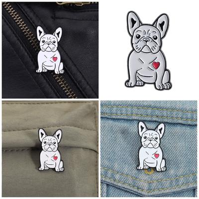Cute Cartoon Dog Enamel Pin Brooch For Pet Lovers Fashion Accessory Gift Alloy Jewelry Women Men Unisex Backpack Decor