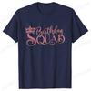 Birthday Squad Queen Tshirt for Women Besties Birthday Party Crew Graphic Yk Tops Short Sleeve Tees FeUnisex Aesthetic Clothing