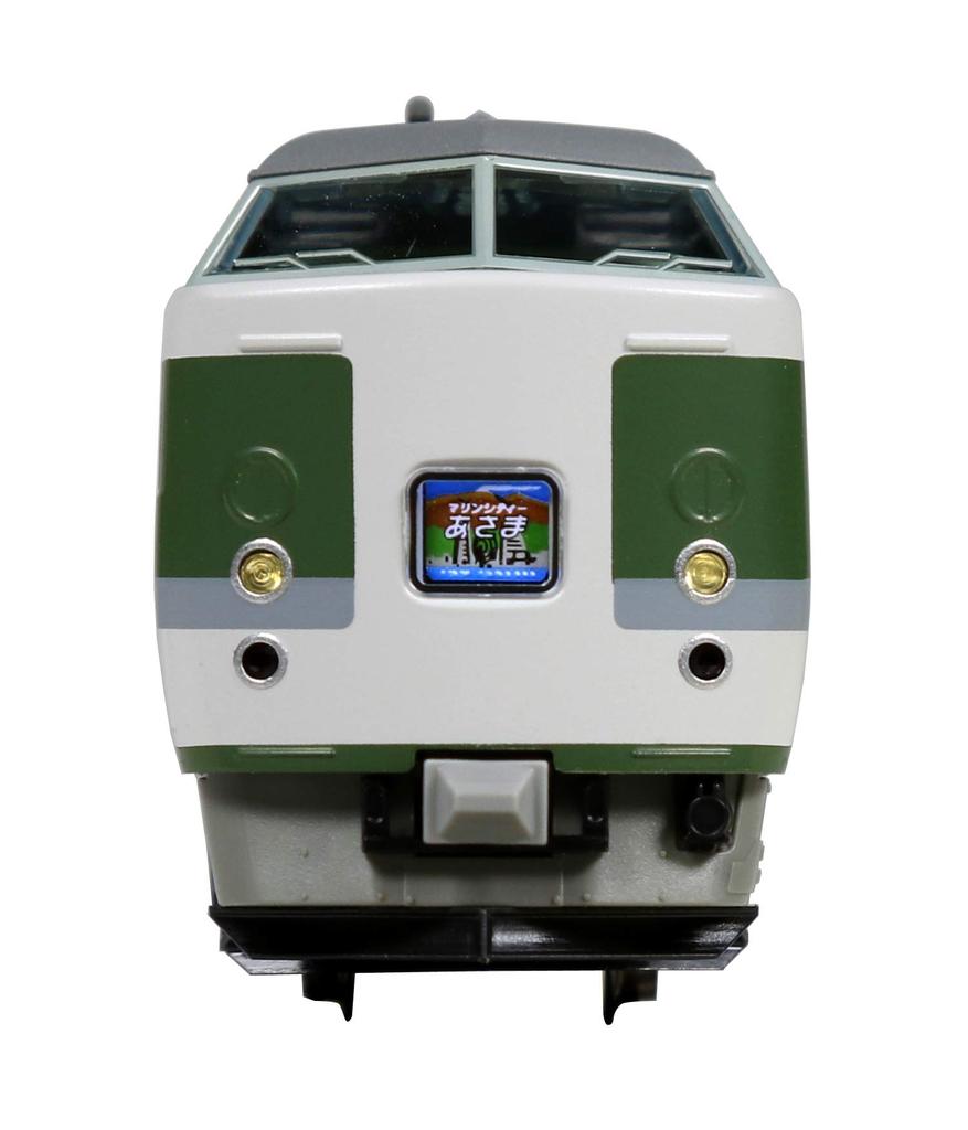 KATO N Gauge 189 Series Small Window Basic Model Train "Asama" Train, 5-Car Set, 10-1501,