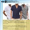 Zon Smaids Linen Short Summer Solid Drop Shoulder Cut and Sew Size Men's Top, Sleeve, Cotton-Linen T-Shirt, Color, Collared, (Gray, 3XL)