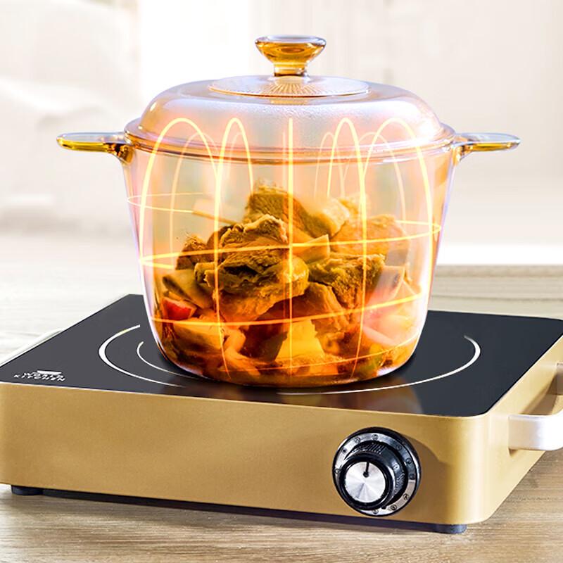 Corning JINGCAI Life 16-Piece Transparent Glass Cookware Set