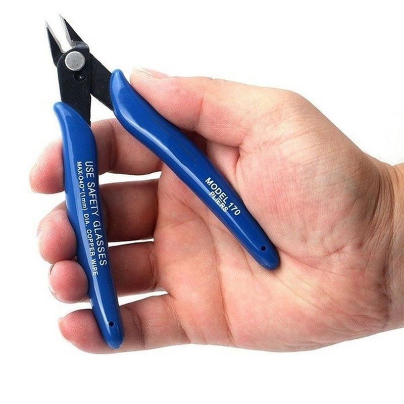 1Pc Diagonal Pliers Electrical Wire Cable Cutters Cutting Side Snips Flush Pliers Nipper Hand Tools Alicate Wire Stripper