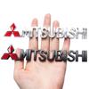Pour Mitsubishi RALLIART ASX Triton Outlander Lancer Mirage Xpander Triton Métal 3D Badge de Calandre Avant de Voiture Autocollant de Coffre Arrière