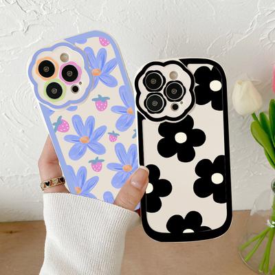 Flower Phone Cases For Iphone 12 Case Iphone 11 12 13 14 Pro Max Phone Case Iphone11 Fundas Iphone14 Plus Matte Soft Back Cover