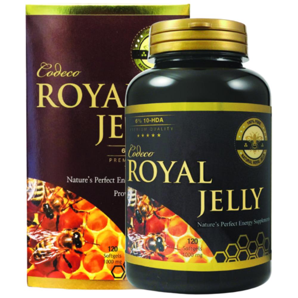 Capsule Codeco Nutrition Royal Jelly 120 Tablets 1000mg 5 Pcs 120 X 1000mg