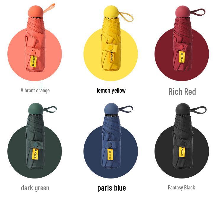 Högkvalitativt Damparaply med Kompakt UV-skydd och Fällbar Design