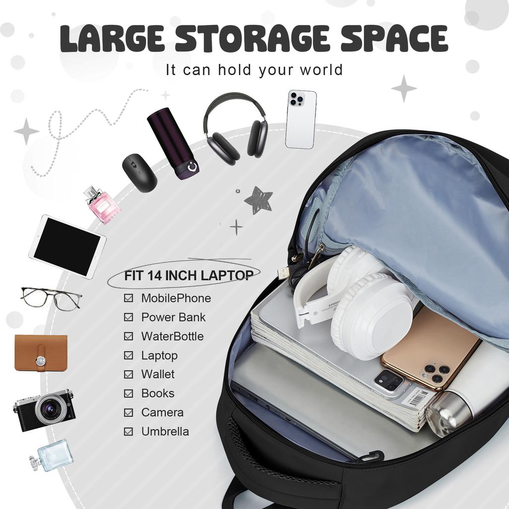 Korean Canvas School Bag Women 2025 New Men'S Minimalist Backpack Versatile Backpack Large Capacity Travel Bag Unisex Rucksack