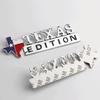 3D Metal Stickers Lone Star Texas Edition Emblem Sticker Car Body Accessories For Jeep Wrangler Rubicon Renegade Compass Grand