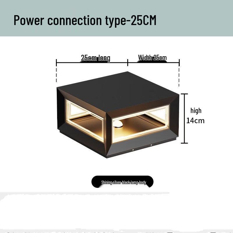 UOSU Villa Outdoor Waterproof Pillar Light