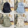 Color Solid Simple Bamboo Pattern Student Backpack For School And Use Daily