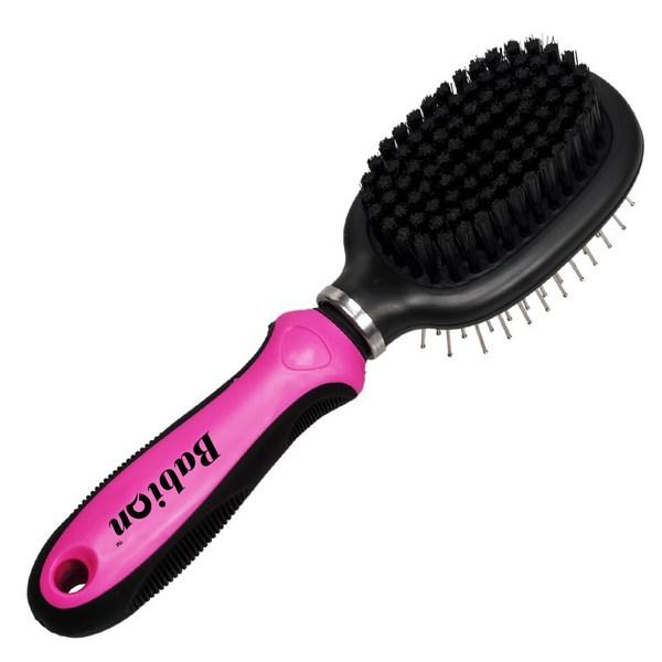 Babion Pet 2in1 Pin Bristol Brush 051R 215x60x50 Mm, Korean Pet Shampoo