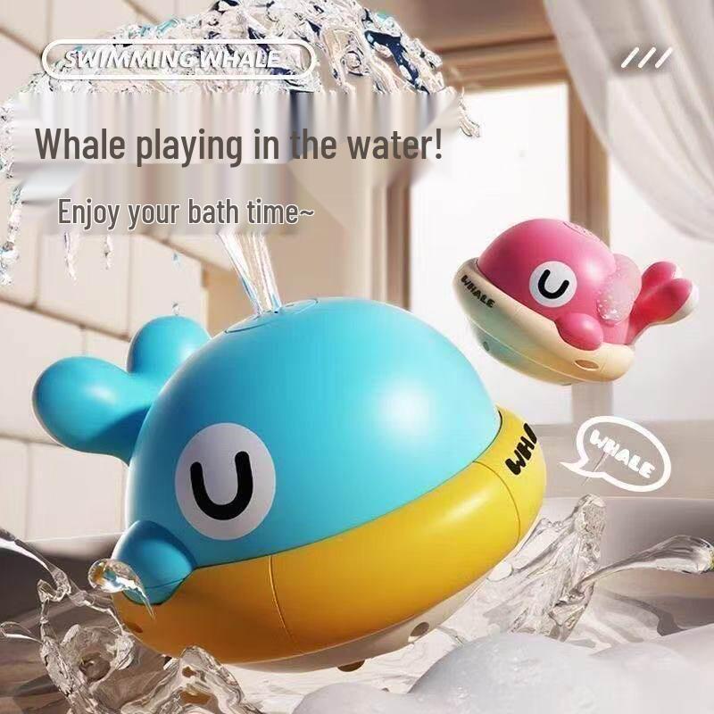 Whale Bath Toys: Light-Up Water Spray Fun for Kids