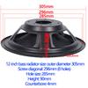 1PC 15 Inch/12 Inch Audio Speakers Passive Radiator Diaphragm Bass Subwoofer Speaker DIY Repair Parts Accessories