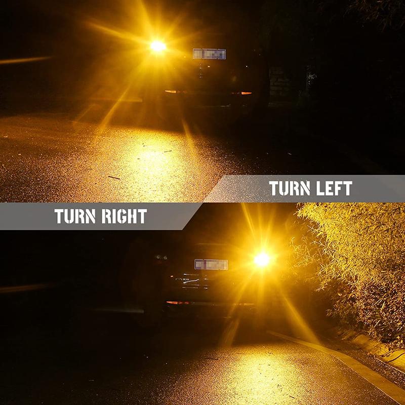 2-20 PCS P21W 1156 BA15S 1157 BAY15D LED Bulbs For Turn Signal Parking Backup Lights 800LM 12V 3014-9SMD 6500K White Red Yellow Bulbs 7