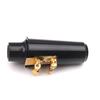 Clarinet, Black Saxophone Mouthpieces  Alto, Soprano, Tenor  Saxophone Mouthpieces with Caps Clamp-On Reeds