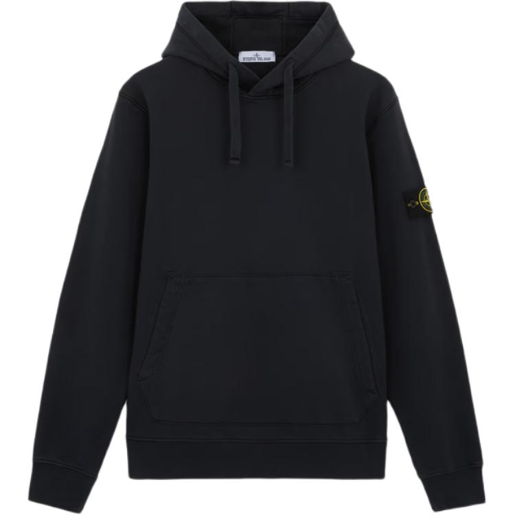 

Stone Island Long Sleeve Hooded Sweatshirt With Left Sleeve Badge Men sweatshirt K2S1561000-62S0051-V0020 M