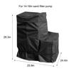 1 Pcs Outdoor Garden 420D Pool Pump Cover For INTEX 14-16 Inch Sand Filter Swimming Pool Filtration Pump Cover