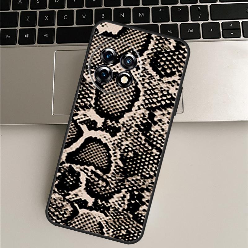 

Snake Skin Print Case For OnePlus Nord 5 CE 3 4 Lite N20 N30 OnePlus 15R 13R 12R 13T 10T 10 Pro 11 12 13 Cover OnePlus 12