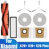 For Xiaomi Robot Vacuum X20+ X10+ X20 Plus X10 Plus Parts, Main Side Brush Hepa Filter Mop Cloth Dust Bag Replacement