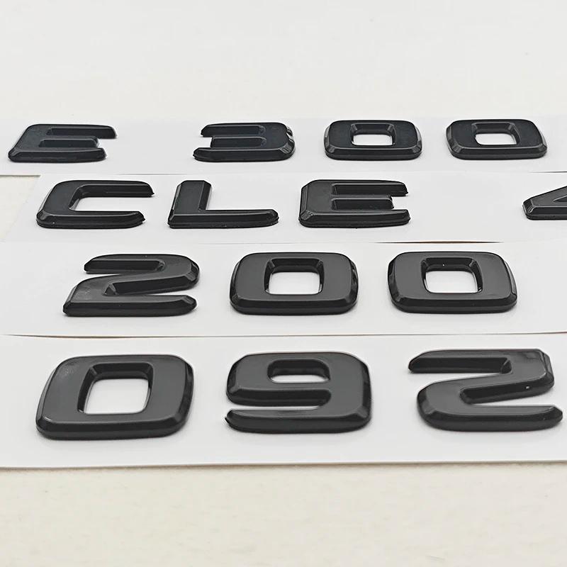 3D ABS Car Letters Logo CLE200 CLE260 CLE300 Badge Rear Trunk Emblem Decals For Mercedes Benz C238 A238 Car Sticker Accessories 4DS