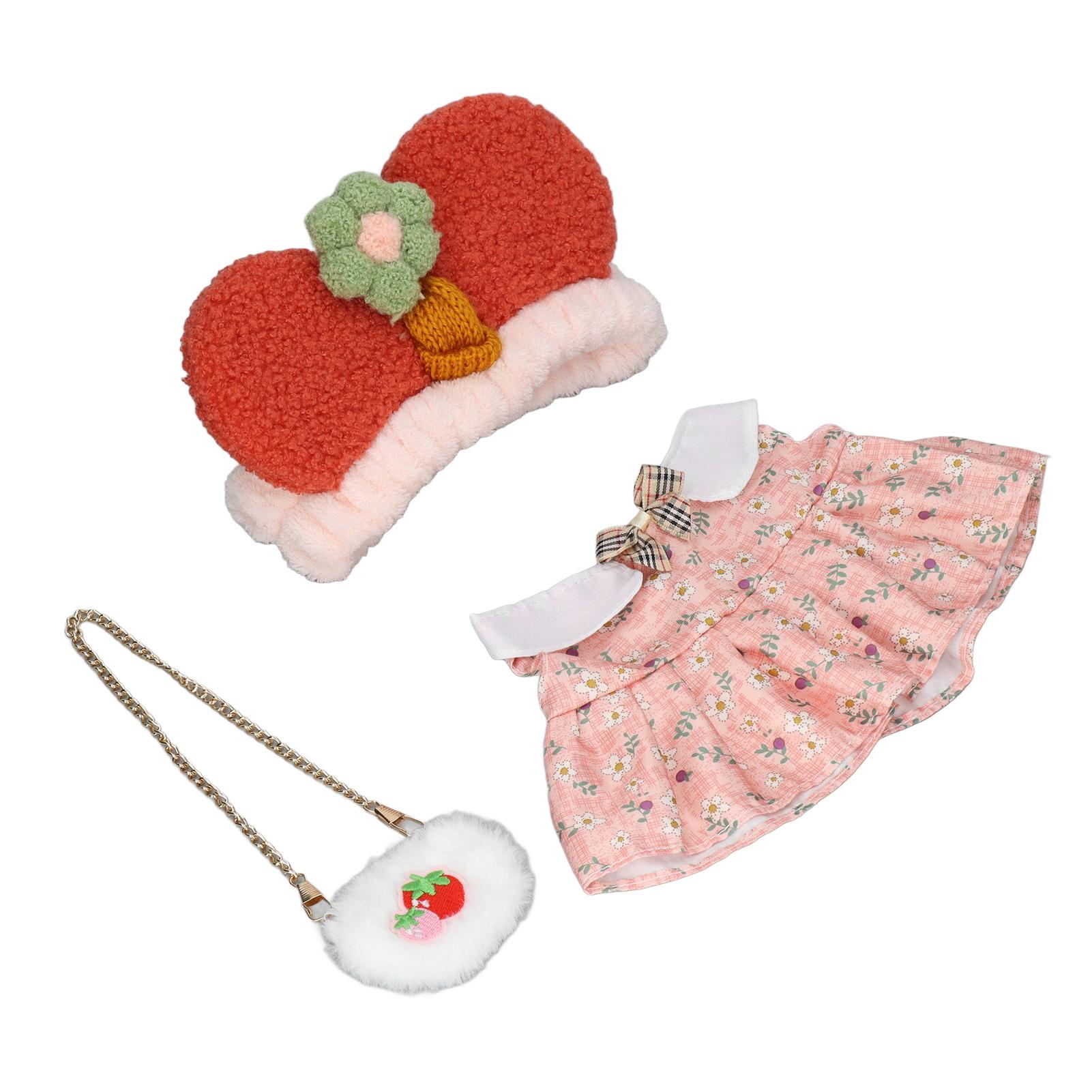 

3 шт. Плюшевая одежда для игрушек Сделай сам Интересная Приятная для кожи Моющаяся Без запаха Декоративная Одежда для мягких игрушек-уток для игры