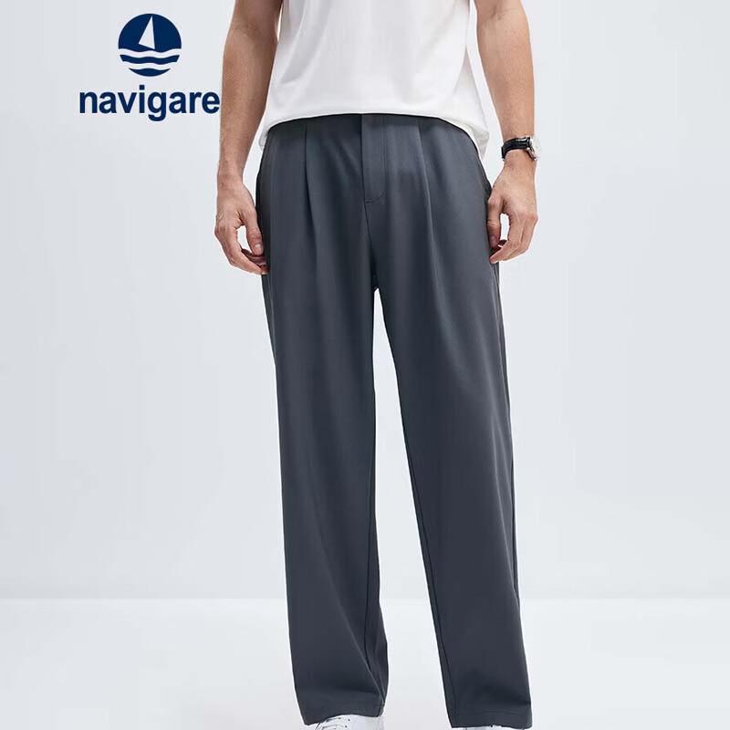 Navigare Men s Thin Wide-Leg Pants 29