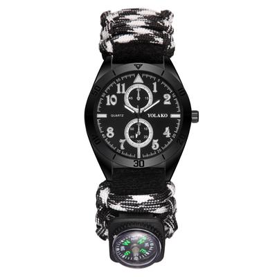 Nuovo Orologio al Quarzo Personalizzato alla Moda di Tendenza Orologio Sportivo Multifunzionale da Esterno da Uomo Orologio da Uomo Cinturino Mimetico