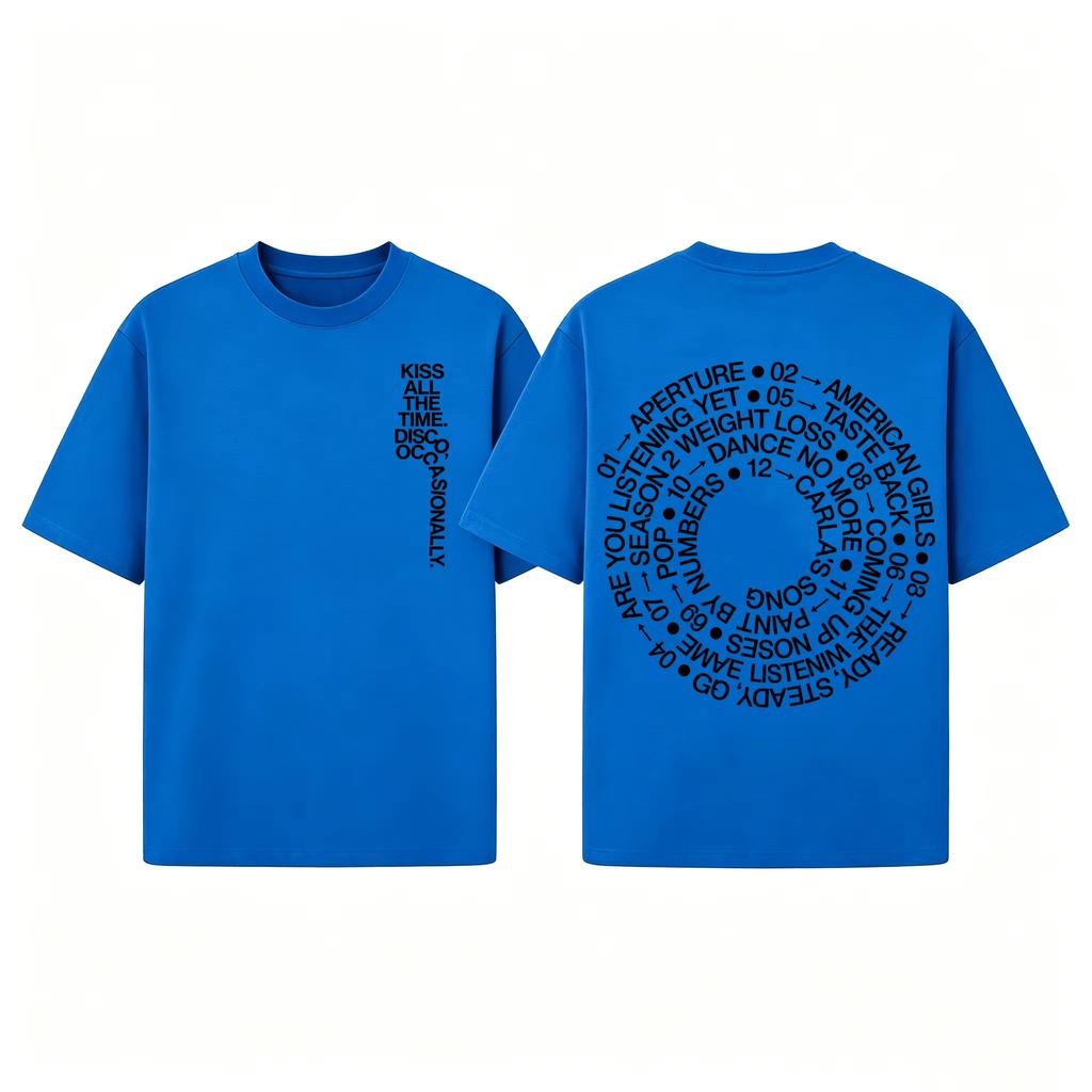 Summer Hot Sale Singer Harry Styles Together Tour TRACKLIST Merch T-shirt Unisex Hip Hop Streetwear Oversized Tshirt Short Sleeve Casual Clothing