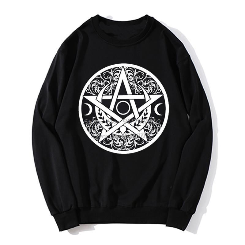 The Witches Dark Fantasy Comedy Film Hoodie PENTAGRAM - PENTACLE Relaxed Fit Unisex Oversize Sweater Streetwear Harajuku