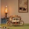 Tsukurundesu® 3D Wooden Puzzle Music Box Series (Stagecoach) with Japanese Instructions