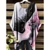 Camisetas para Mujer Estampado de Mármol Dorado Versátiles Máquina Verano Comodidad Manga Corta Lavables Bohemio Ropa Vintage