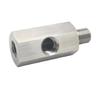 Multiple Port Oil Pressure Adapter M10X1.0 Double Threads & 1/8 NPT Side Port Steel Oil Sensors Connector for Custom Setups