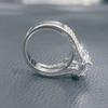 Bridal Accessories Popular Luxury Sparkling Diamond Copper Diamond Zircon Ring