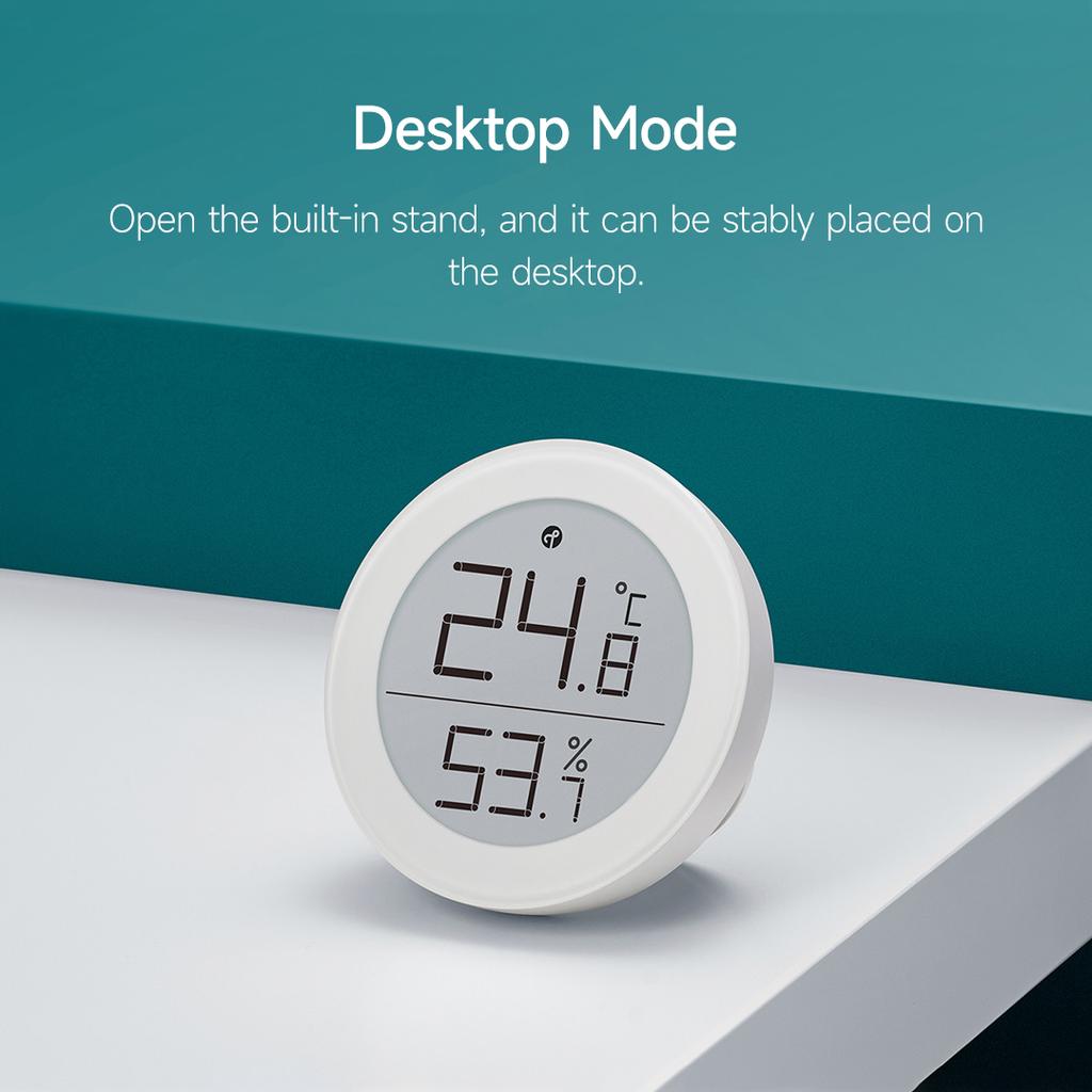 Qingping Temperature Humidity Sensor T Version Thread/BLE High-precision Indoor E-Link INK Thermometer work with Apple HomeKit