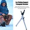Winter Ice Rods Rests Pole Support Stand Fishing Rod Holder Telescopic Tripod Foldable Tools