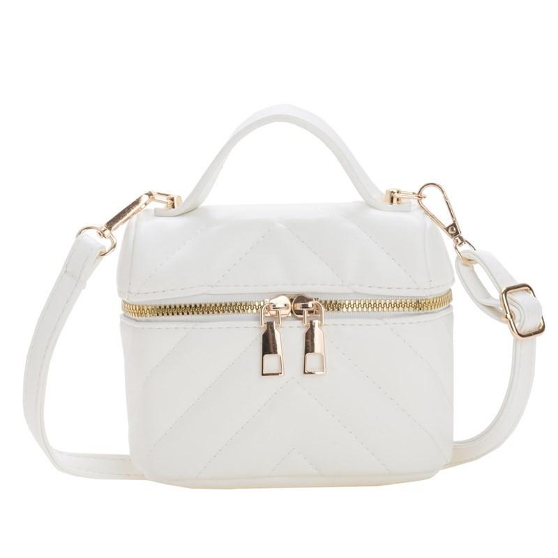 Color Solid Trendy Chain Bag For Kids Ideal For School And Outings Daily